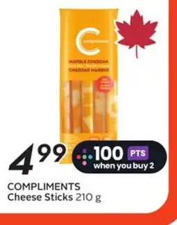 Sobeys COMPLIMENTS Cheese Sticks offer
