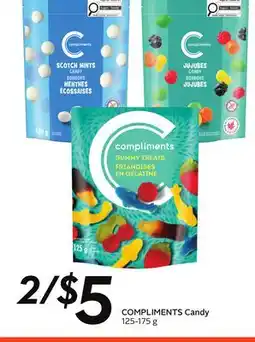 Sobeys COMPLIMENTS Candy offer