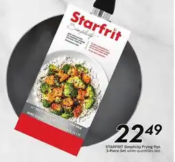 Sobeys STARFRIT Simplicity Frying Pan offer