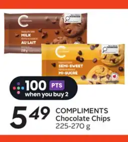 Sobeys COMPLIMENTS Chocolate Chips offer