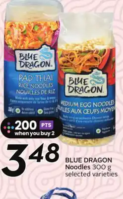 Sobeys BLUE DRAGON Noodles offer