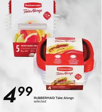 Sobeys RUBBERMAID Take Alongs offer