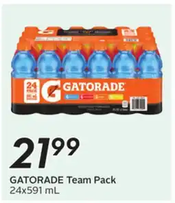 Sobeys GATORADE Team Pack offer