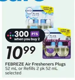 Sobeys FEBREZE Air Fresheners Plugs offer