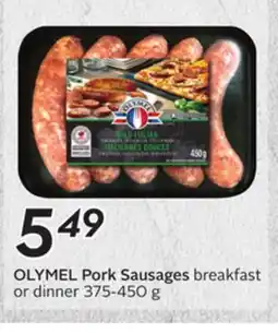 Sobeys OLYMEL Pork Sausages offer