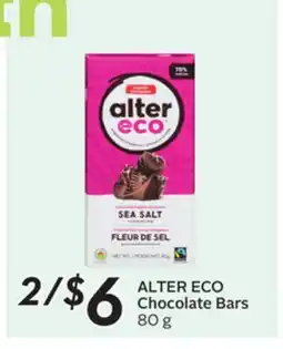 Sobeys ALTER ECO Chocolate Bars offer