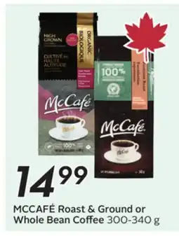 Sobeys MCCAFÉ Roast & Ground or Whole Bean Coffee offer