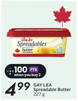 Sobeys GAY LEA Spreadable Butter offer