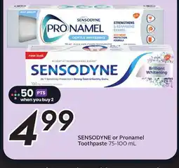 Sobeys SENSODYNE or Pronamel Toothpaste offer