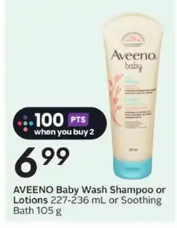 Sobeys AVEENO Baby Wash Shampoo or Lotions offer