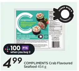 Sobeys COMPLIMENTS Crab Flavoured Seafood offer