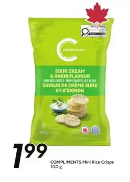 Sobeys COMPLIMENTS Mini Rice Crisps offer