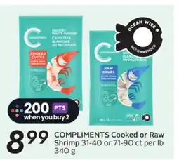 Sobeys COMPLIMENTS Cooked or Raw Shrimp offer