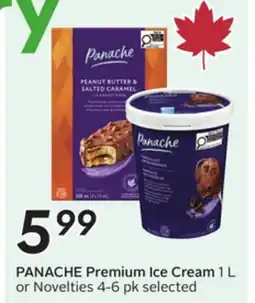 Sobeys PANACHE Premium Ice Cream offer