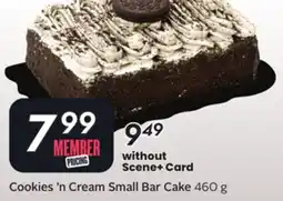 Sobeys Cookies 'n Cream Small Bar Cake offer