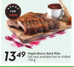 Sobeys Maple Bacon Back Ribs offer
