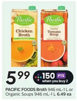 Sobeys PACIFIC FOODS Broth offer