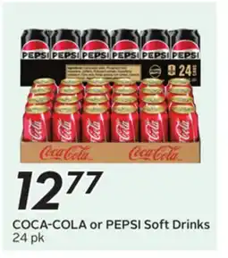 Sobeys COCA-COLA or PEPSI Soft Drinks offer