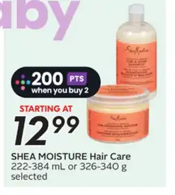 Sobeys SHEA MOISTURE Hair Care offer