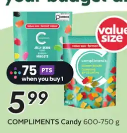 Sobeys COMPLIMENTS Candy offer