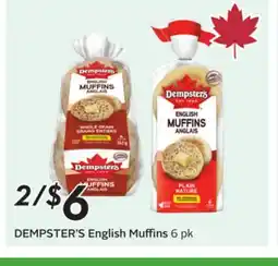 Sobeys DEMPSTER'S English Muffins offer
