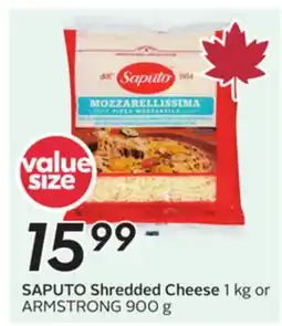 Sobeys SAPUTO Shredded Cheese offer