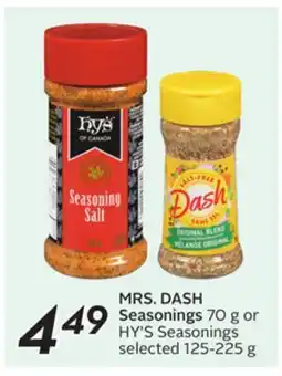 Sobeys MRS. DASH Seasonings offer