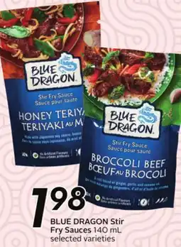 Sobeys BLUE DRAGON Stir Fry Sauces offer