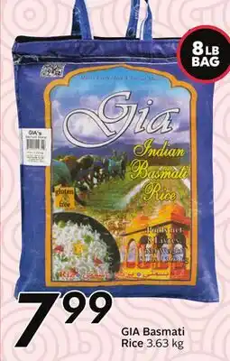 Sobeys GIA Basmati Rice offer