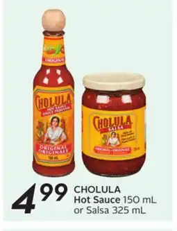 Sobeys CHOLULA Hot Sauce offer