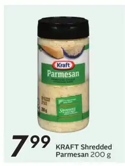 Sobeys KRAFT Shredded Parmesan offer