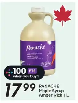 Sobeys PANACHE Maple Syrup Amber Rich offer