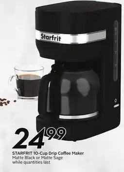 Sobeys STARFRIT 10-Cup Drip Coffee Maker offer