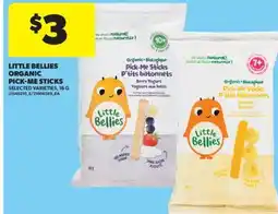 Real Canadian Superstore LITTLE BELLIES ORGANIC PICK-ME STICKS, 16 G offer