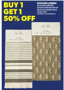 Real Canadian Superstore KITCHEN LINENS offer