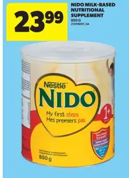 Real Canadian Superstore NIDO MILK-BASED NUTRITIONAL SUPPLEMENT offer