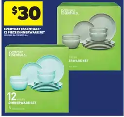 Real Canadian Superstore EVERYDAY ESSENTIALS 12 PIECE DINNERWARE SET offer