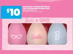Real Canadian Superstore QUO BEAUTY BARBIE PEPTIDE LIP TINT OR BLENDING SPONGE TRIO offer