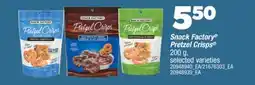 Real Canadian Superstore Snack Factory Pretzel Crisps , 200 g offer