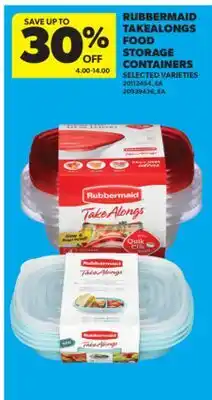 Real Canadian Superstore RUBBERMAID TAKEALONGS FOOD STORAGE CONTAINERS offer