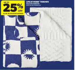 Real Canadian Superstore LIFE AT HOME THROWS offer