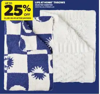 Real Canadian Superstore LIFE AT HOME THROWS offer