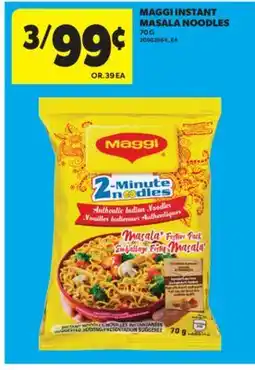 Real Canadian Superstore MAGGI INSTANT MASALA NOODLES, 70 G offer