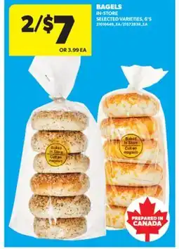 Real Canadian Superstore BAGELS IN-STORE, 6' S offer