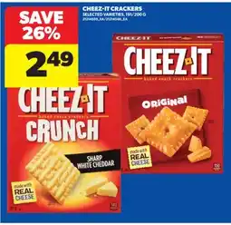 Real Canadian Superstore CHEEZ-IT CRACKERS, 191/200 G offer