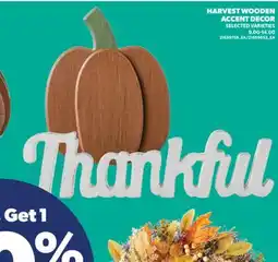 Real Canadian Superstore HARVEST WOODEN ACCENT DECOR, 9.00-14.00 offer