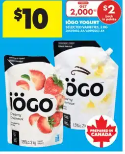 Real Canadian Superstore IÖGO YOGURT, 2 KG offer