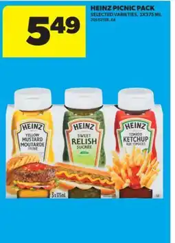 Real Canadian Superstore HEINZ PICNIC PACK, 3X375 ML offer