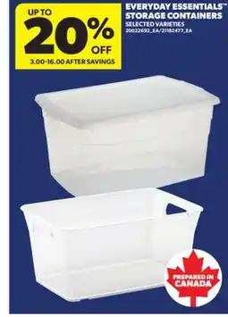 Real Canadian Superstore EVERYDAY ESSENTIALS STORAGE CONTAINERS offer