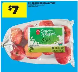 Real Canadian Superstore PC ORGANICS GALA APPLES, 3LB offer
